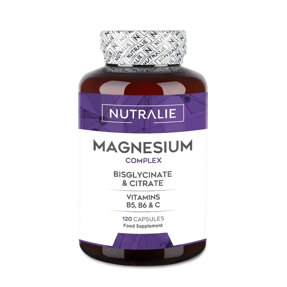 Magnesio Complex Bisglicinato y Citrato - 120 cápsulas - Nutralie