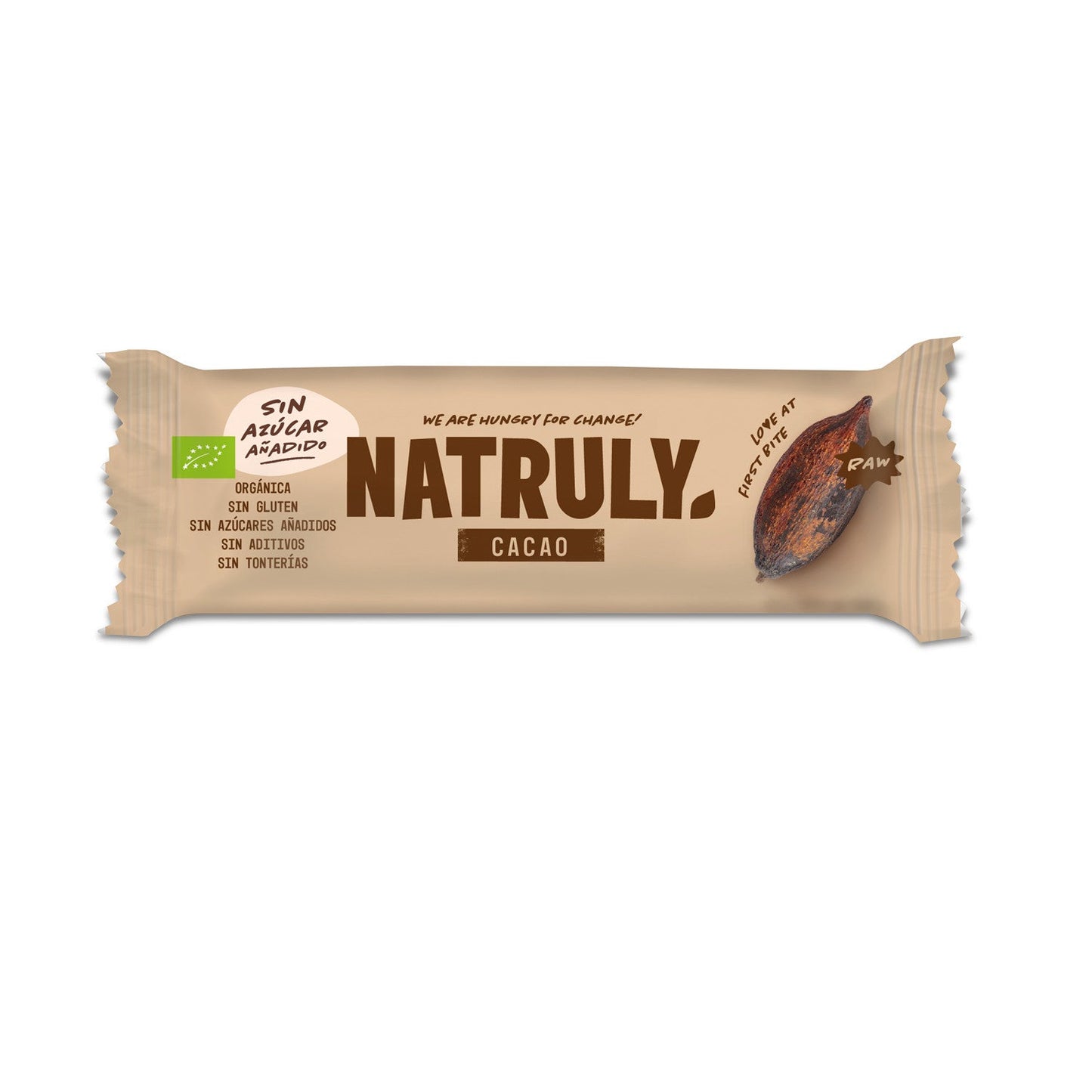 Barrita Raw de Cacao BIO - 40 gramos - Natruly