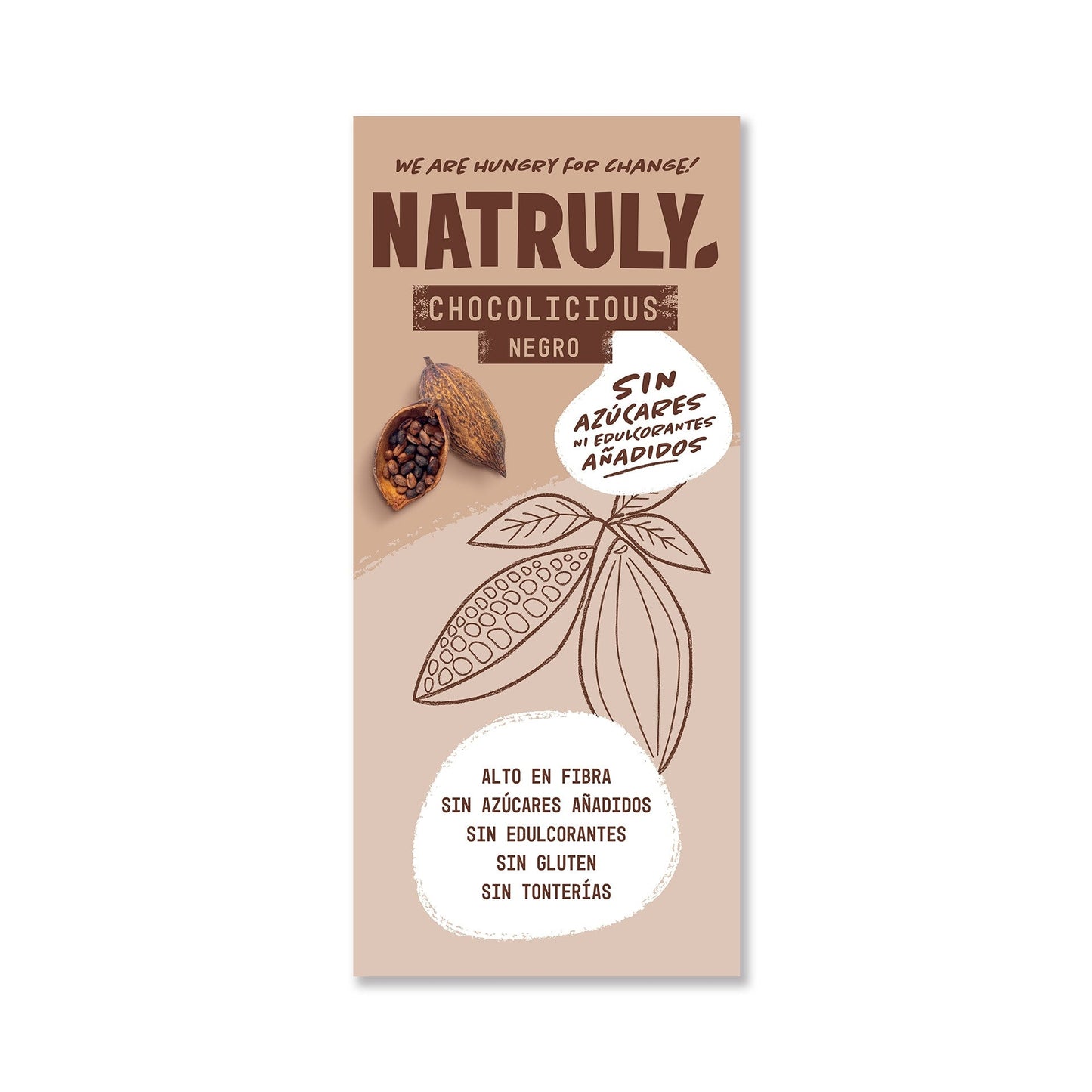 Chocolicious Negro - 85 gramos - Natruly