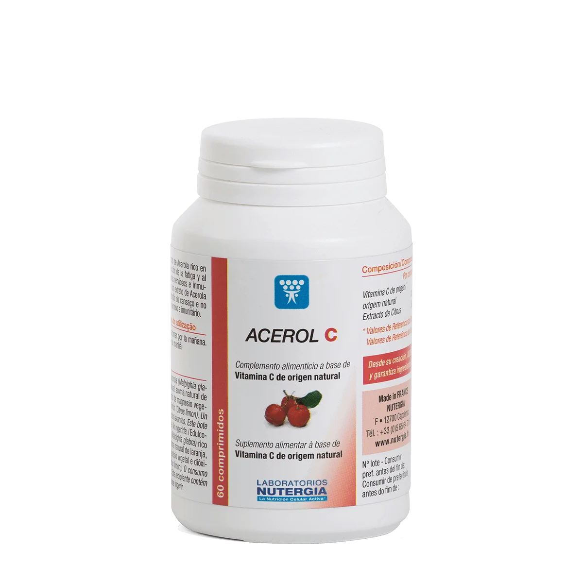 Acerol C - 60 comprimidos - Nutergia