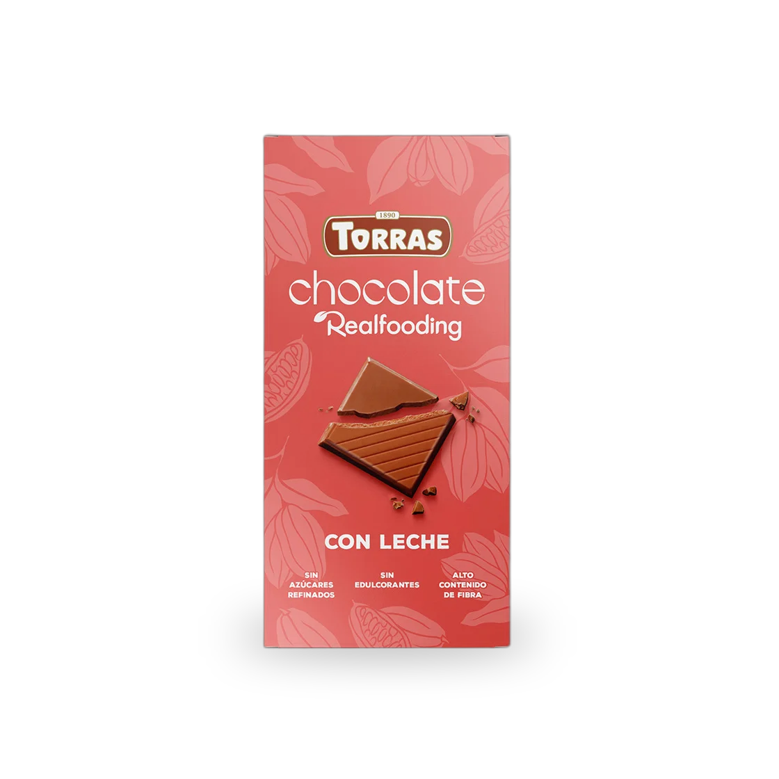 Chocolate con leche dátiles Realfooding - 100 gramos - Torras