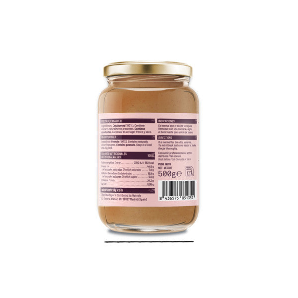 Crema de Cacahuetes Crunchy 100%