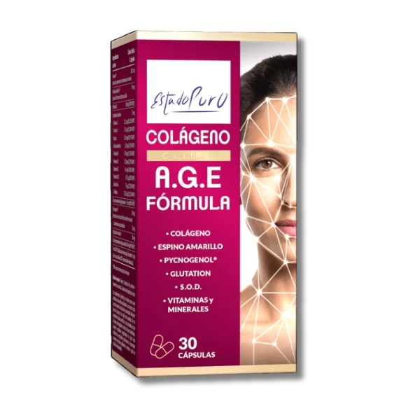 Estado Puro Colageno A.G.E - 30 cápsulas - Tongil