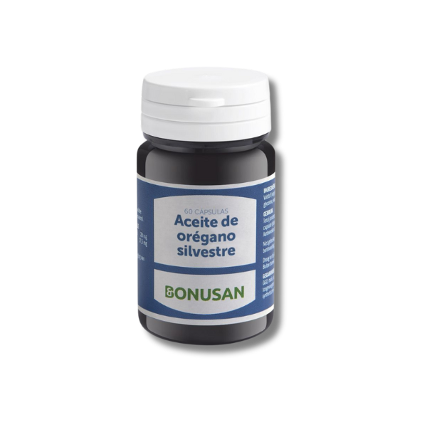 Aceite De Oregano Silvestre - 60 cápsulas - Bonusan