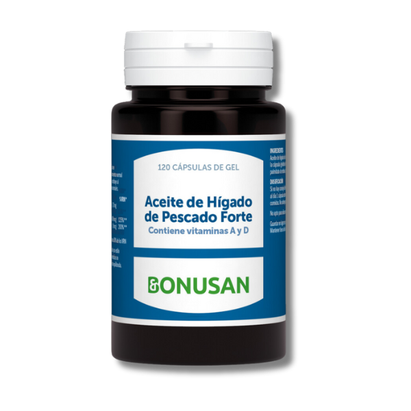 Aceite De Higado De Pescado Forte - 120 Perlas. - Bonusan