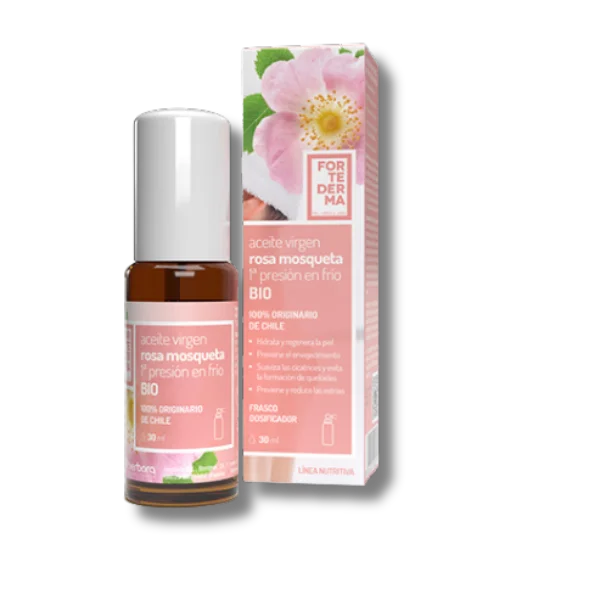 Aceite de Rosa Mosqueta Virgen de primera presión en frío BIO - 30 ml - Herbora