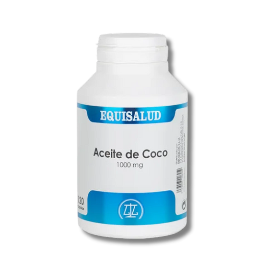 Aceite de coco 1000 mg ECO - 120 perlas - Equisalud