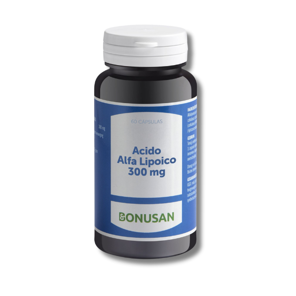 Acido Alfa Lipoico 300 mg - 60 cápsulas - Bonusan