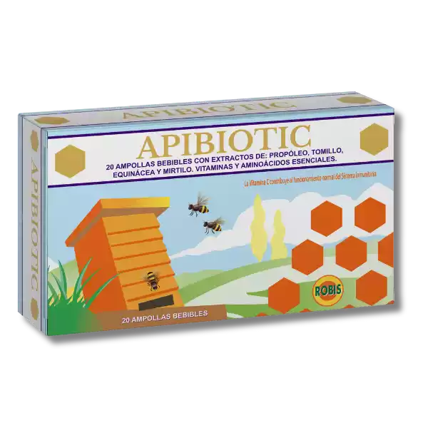 Apibiotic - 20 ampollas - Robis