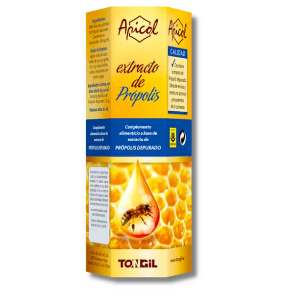 Apicol Extracto Propolis Sin Alcohol - 60 ml - Tongil