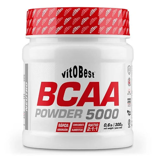 BCAA 5000 sabor neutro polvo - 300 gramos - Vitobest