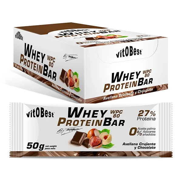 Whey Bar Avellana y Chocolate by Torreblanca - Vitobest