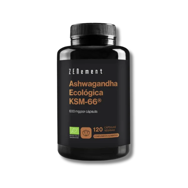 Ashwagandha Ecológica KSM-66 - 120 cápsulas - Zenement