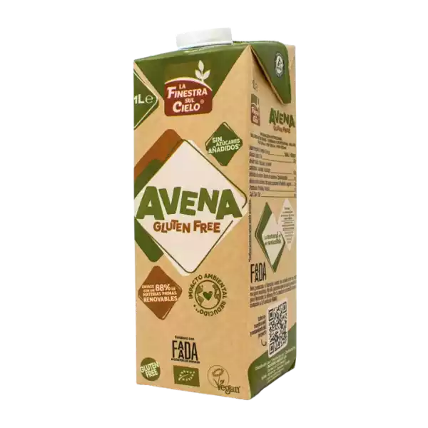 Bebida de avena sin gluten BIO - 1 litro - La Finestra