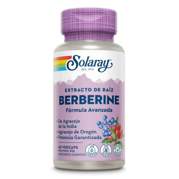 Berberina fórmula avanzada - 60 cápsulas - Solaray