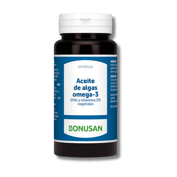 Aceite De Algas Omega 3 - 60 cápsulas - Bonusan
