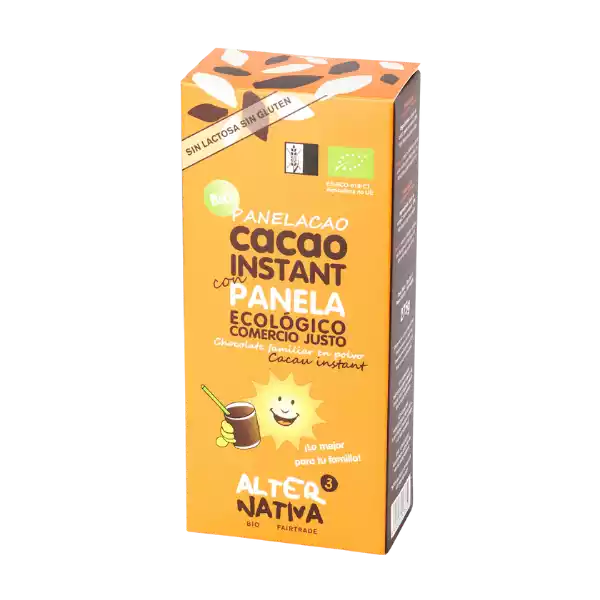 Cacao Instantáneo con Panela (Panelacao) BIO - 275 gramos - Alternativa 3
