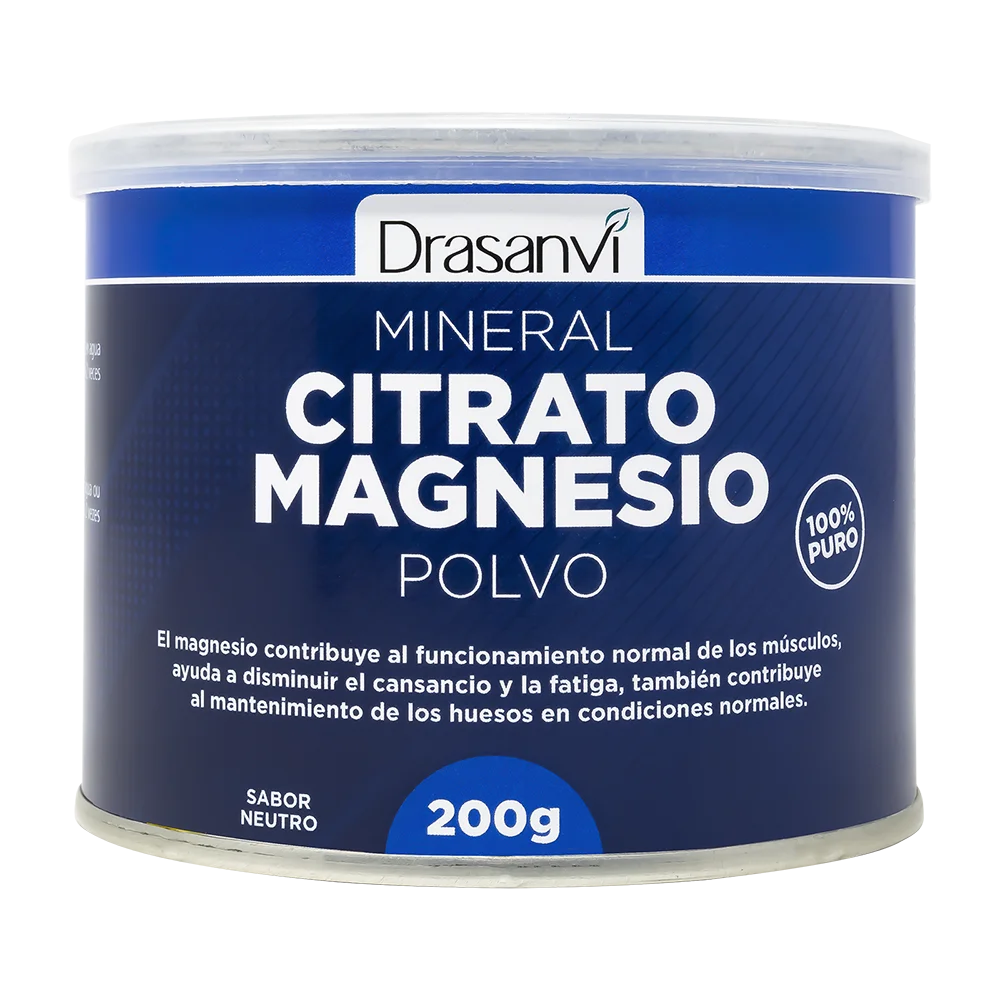 Citrato de magnesio 100% puro - 200 gramos -Drasanvi