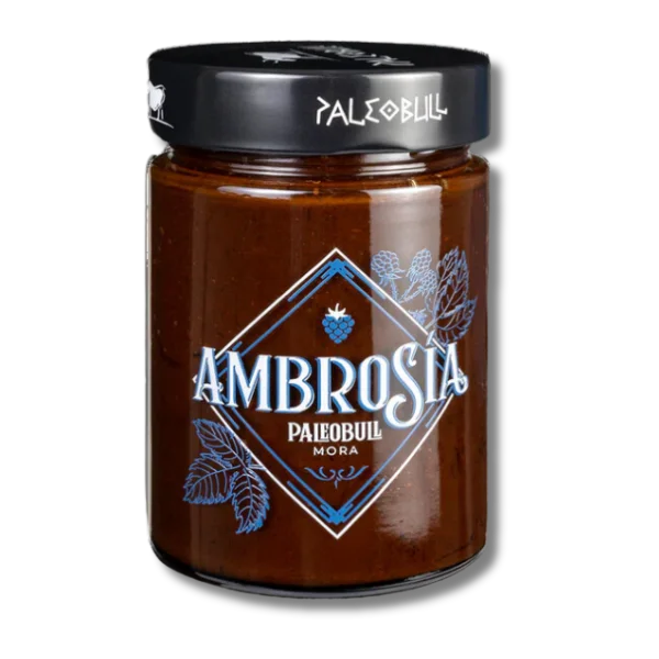 Crema de cacao mora Avellana Ambrosia - 300 gramos - Paleobull