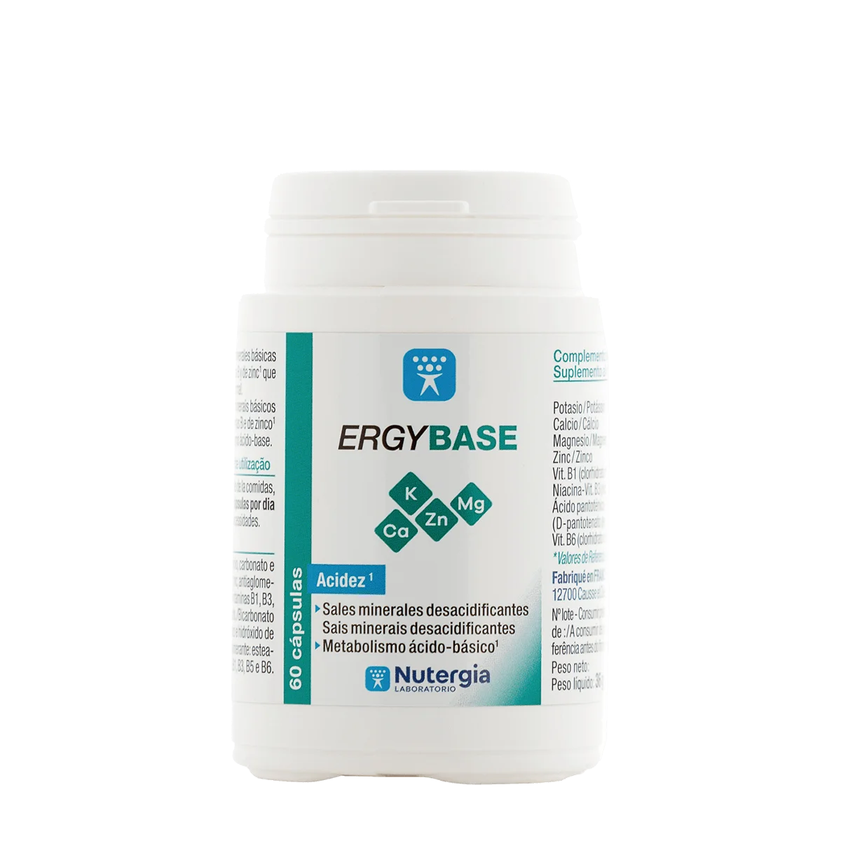 ERGYBASE - 60 cápsulas - Nutergia