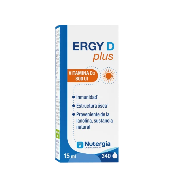ERGY-D PLUS - Bote de 15 ml - Nutergia