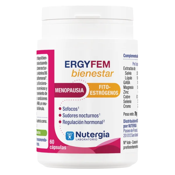 ERGYFEM Bienestar - 60 cápsulas - Nutergia