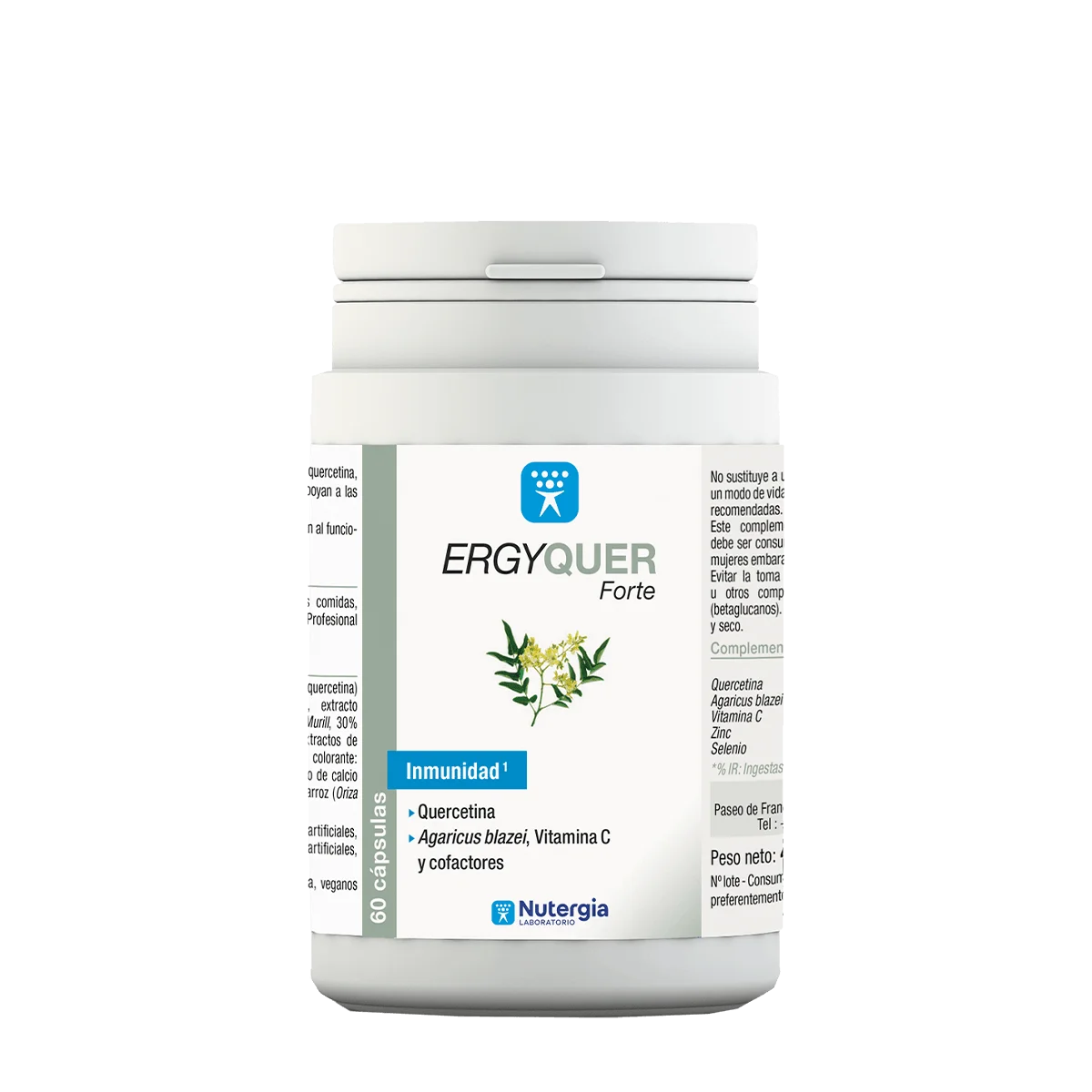 ERGYQUER Forte - 60 cápsulas - Nutergia