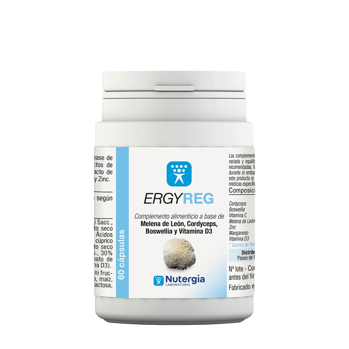 ERGYREG - 60 cápsulas - Nutergia