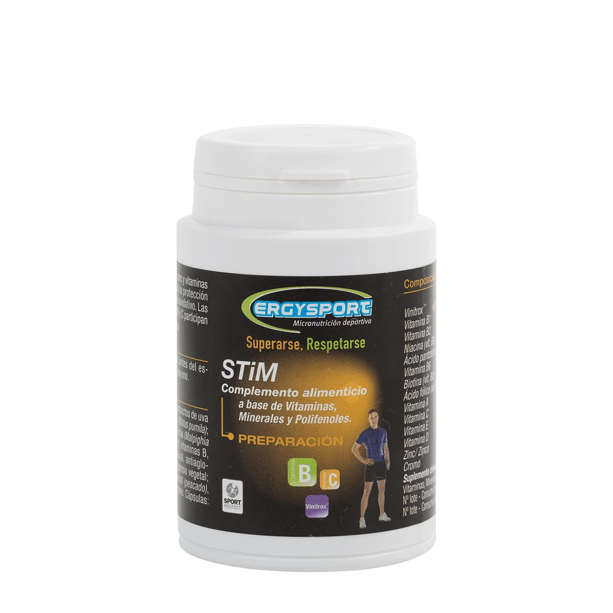 ERGYSPORT Stim - 60 cápsulas - Nutergia