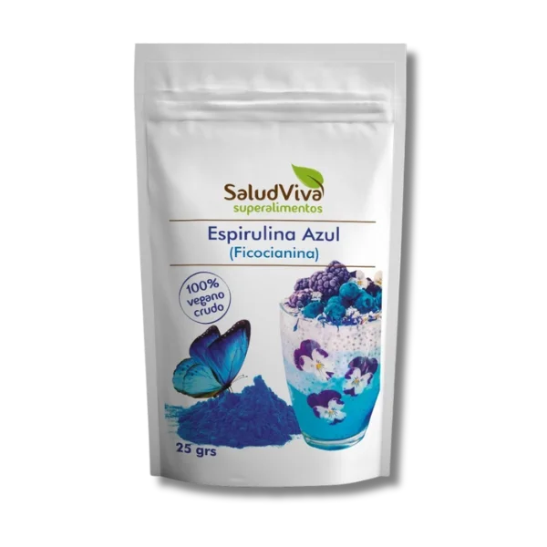 Espirulina azul sin gluten - 25 gramos - Salud Viva