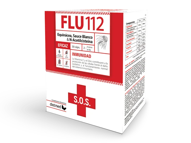 FLU 112 - 30 Cápsulas - Dietmed
