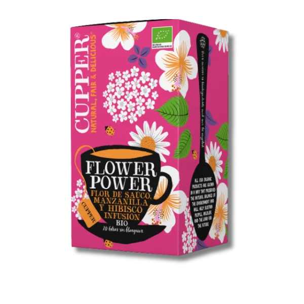 Infusión flower power (BIO) - 20 bolsas - Cupper