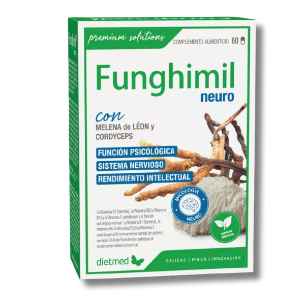 Funghimil Neuro - 60 cápsulas - Dietmed