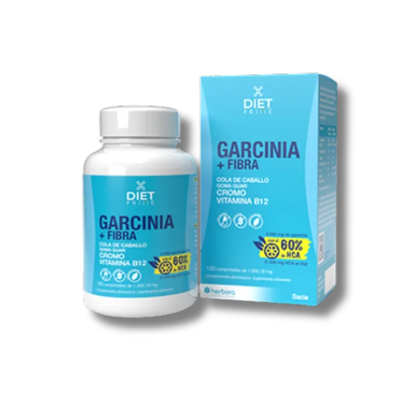 Garcinia + Fibra - 120 comprimidos - Herbora