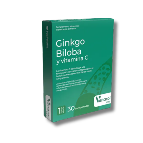 Ginkgo Biloba y Vitamina C - 30 comprimidos - Herbora
