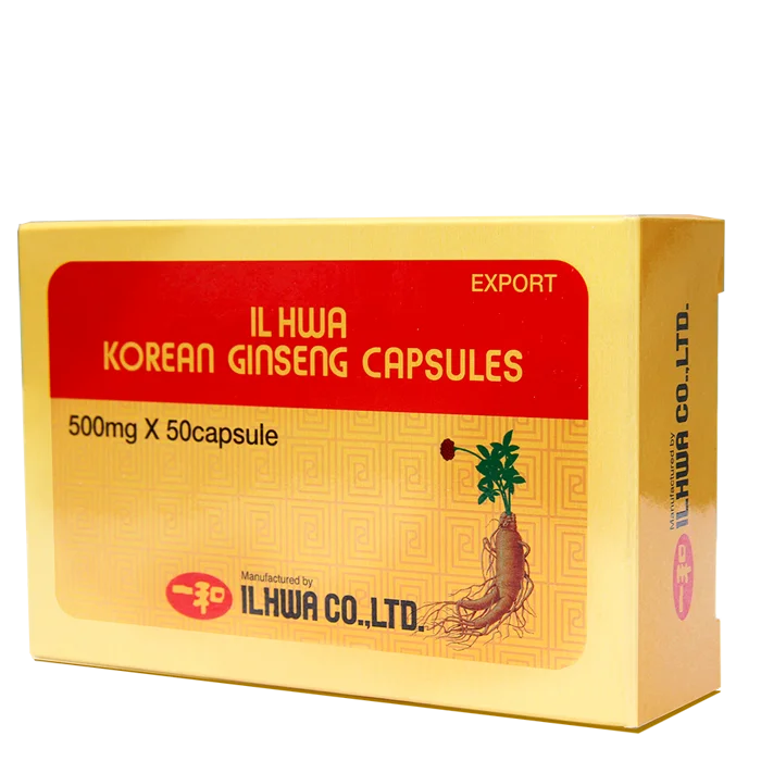 Ginseng Coreano IL HWA - 50 cápsulas - Tongil
