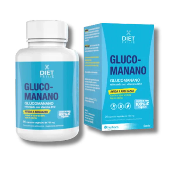 Glucomanano - 90 cápsulas - Herbora