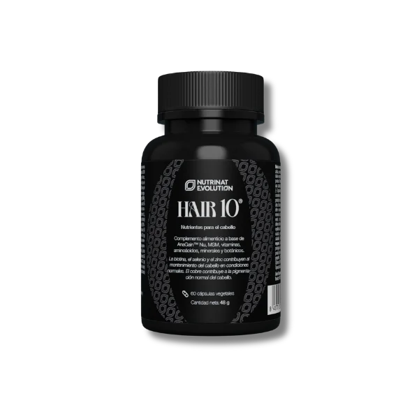 Hair 10® - 60 cápsulas vegetales - Nutrinat Evolution