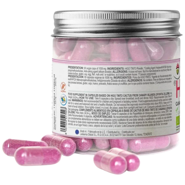 Higo Tinto BIO - 90 cápsulas - Tuno Canarias