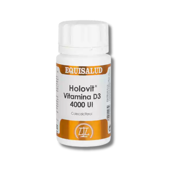 Holovit vitamina D3 4000 UI (Colecalciferol) - 50 perlas - Equisalud