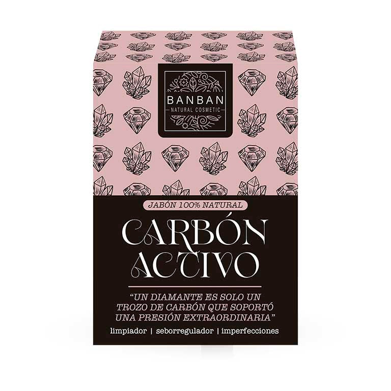 Jabón de carbón activo - 100 gramos - Banban
