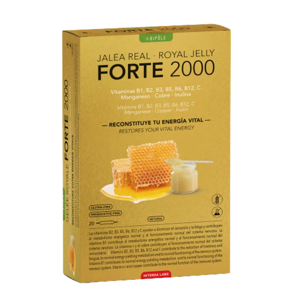 BIPÔLE JALEA REAL FORTE 2000 - 20 Ampollas - Intersa