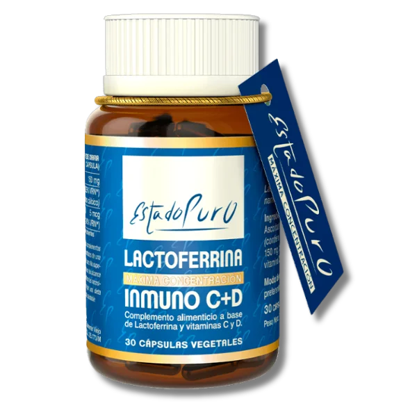 Estado Puro Lactoferrina Inmuno C+D - 30 cápsulas - Tongil