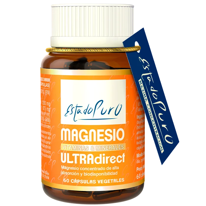 Estado Puro Magnesio Ultradirect - 60 cápsulas vegetales - Tongil