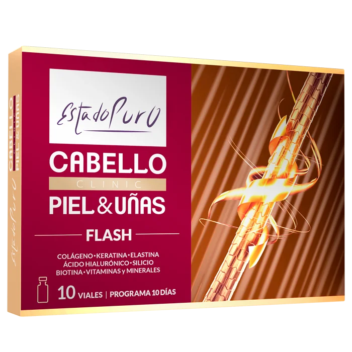 Estado Puro Cabello Piel & Uñas Flash CLINIC - 10 Viales - Tongil