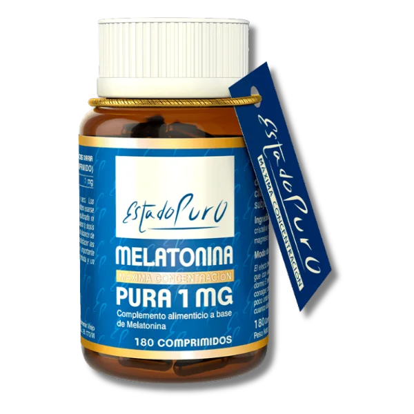 Estado Puro Melatonina Pura (1 mg) - 180 comprimidos - Tongil