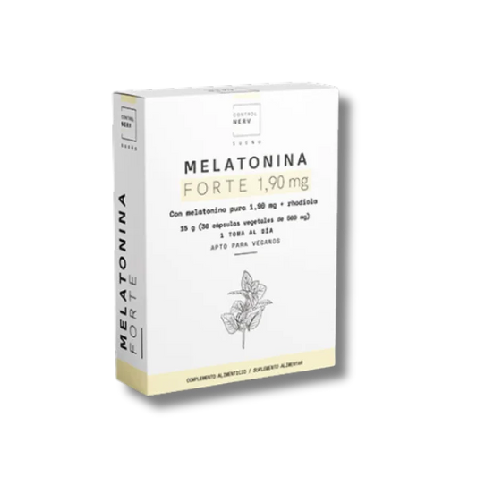 Melatonina Forte 1,90 Mg - 30 cápsulas vegetales - Herbora