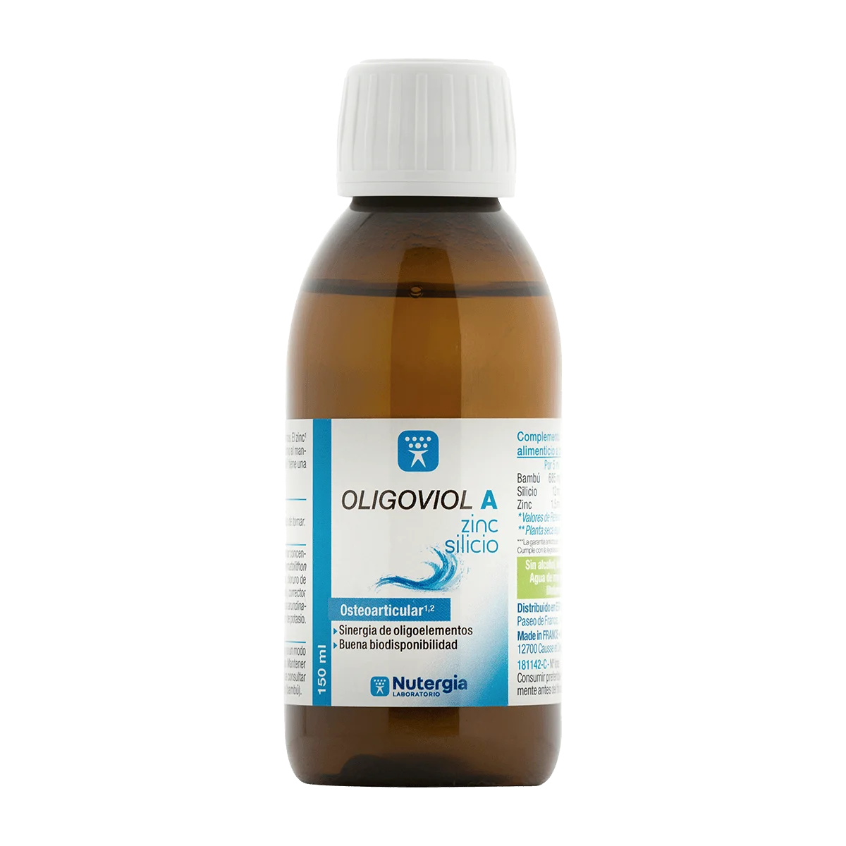 OLIGOVIOL A zinc silicio - 150 ml - Nutergia