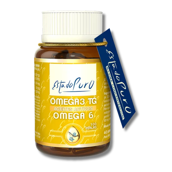 Estado Puro Omega 3 TG - Omega 6 - 100 perlas - Tongil