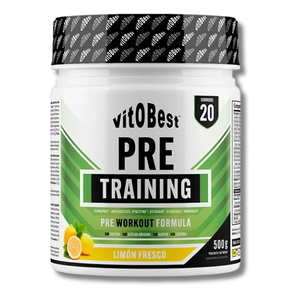 Pre Training Sabor Limón fresco - 500 gramos - Vitobest